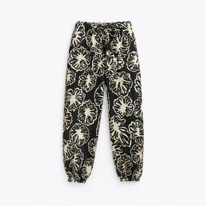 Fun graphic black and white pants